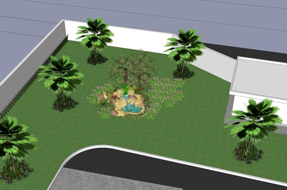 Thiết kế thi công sân vườn - Công Ty Cổ Phần Công Trình Đô Thị Ninh Thuận